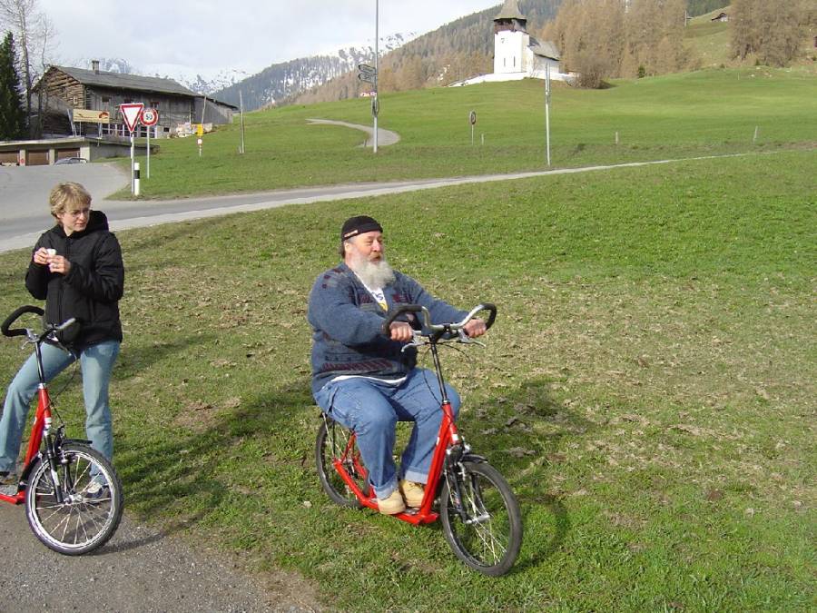 Unterwegs mit dem Trotti