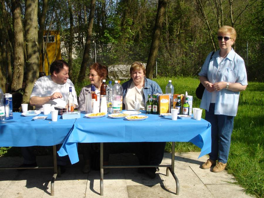 Am Buffet war es gemütlich