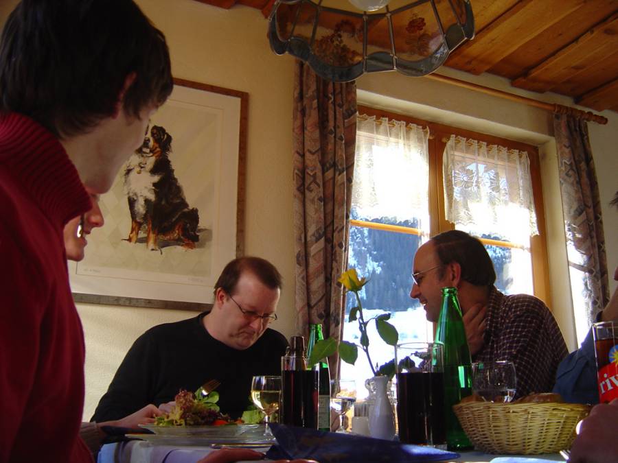 Mittagessen in Bergün Mittagessen in Bergün