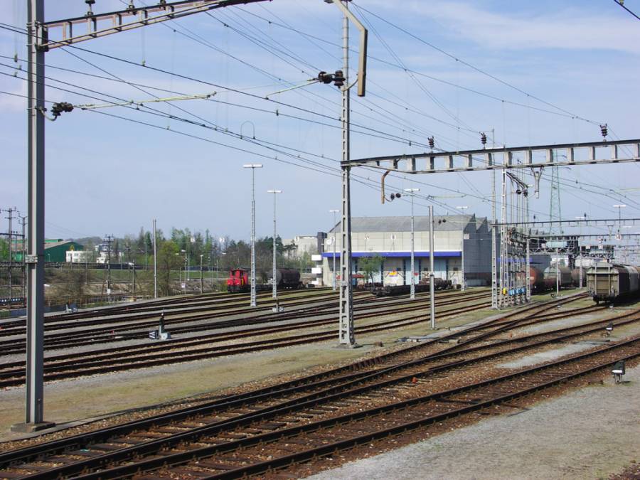 Die Fahrt durch den Rangierbahnhof wurde kommentiert
