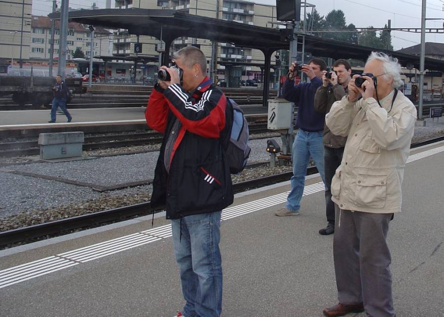 Zwischenstopp in Solothurn, was hier wohl fotografiert wird? Zwischenstopp in Solothurn, was hier wohl fotografiert wird?
