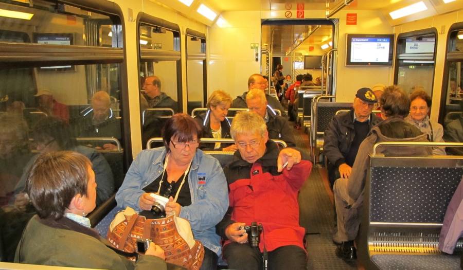 Nachdem alle Fotos im Kasten sind, geht die Fahrt wieder talwärts.