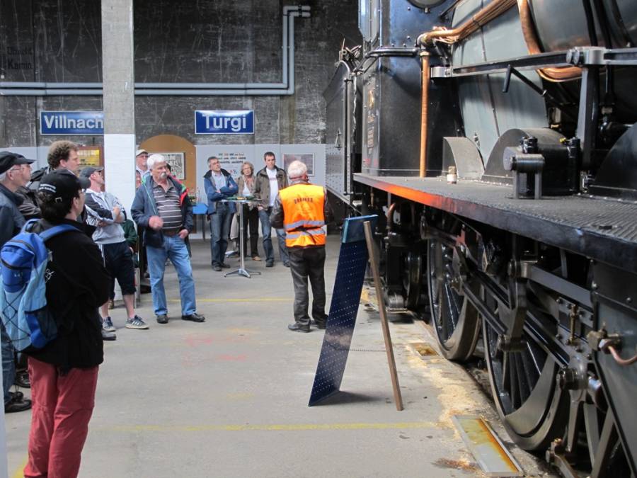 ... und der A3/5 705 der SBB Historic. ... und der A3/5 705 der SBB Historic.