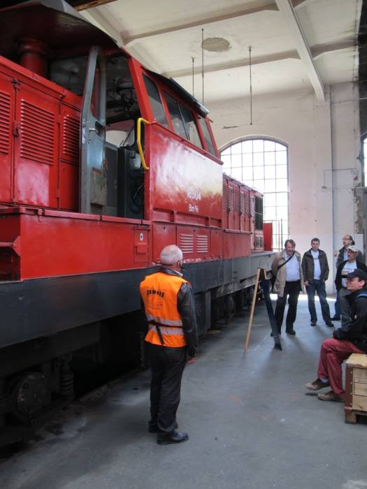 Die im Privatbesitz stehende Bm 6/6 18504.
