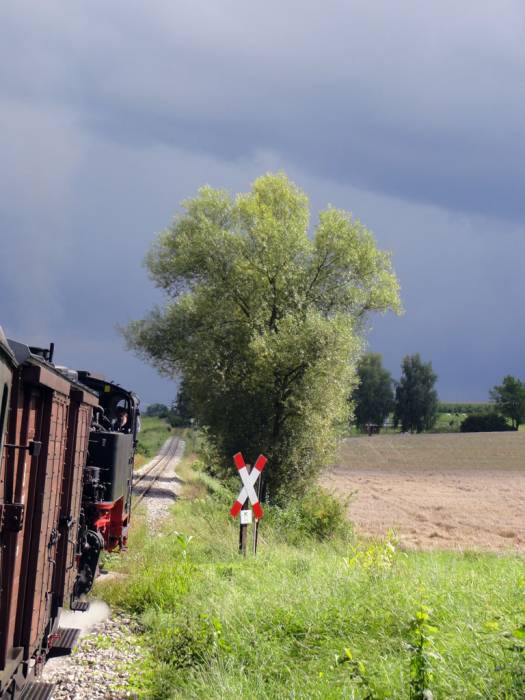 Wechselhaftes Wetter unterwegs. Wechselhaftes Wetter unterwegs.