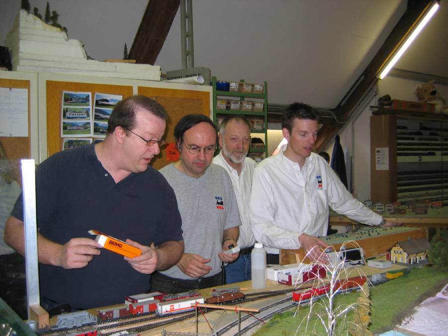 Lagebesprechung bei der RhB