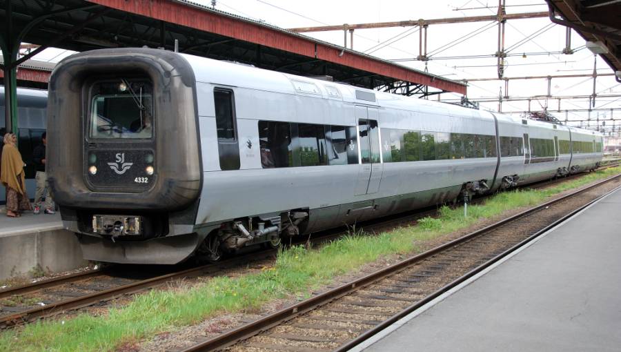 Die Züge X31K für den innerschwedischen Verkehr. Die Züge X31K für den innerschwedischen Verkehr.