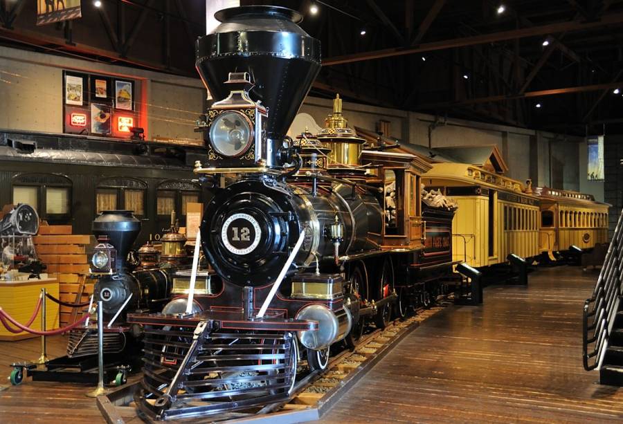 Das Kalifornische Eisenbahnmuseum in Sacramento wird häufig als das schönste der
Welt bezeichnet. Es überrascht durch seine liebevolle Gestaltung.  ----- ©...
