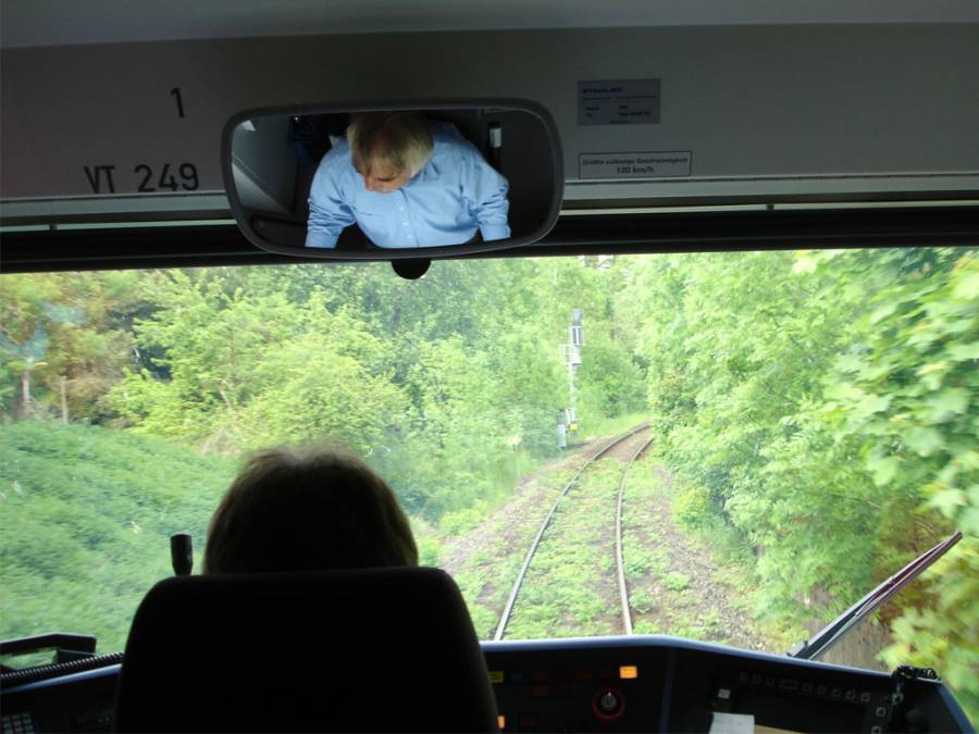 Die Heimreise war eine richtige Fahrt durchs Grüne. Die Heimreise war eine richtige Fahrt durchs Grüne.